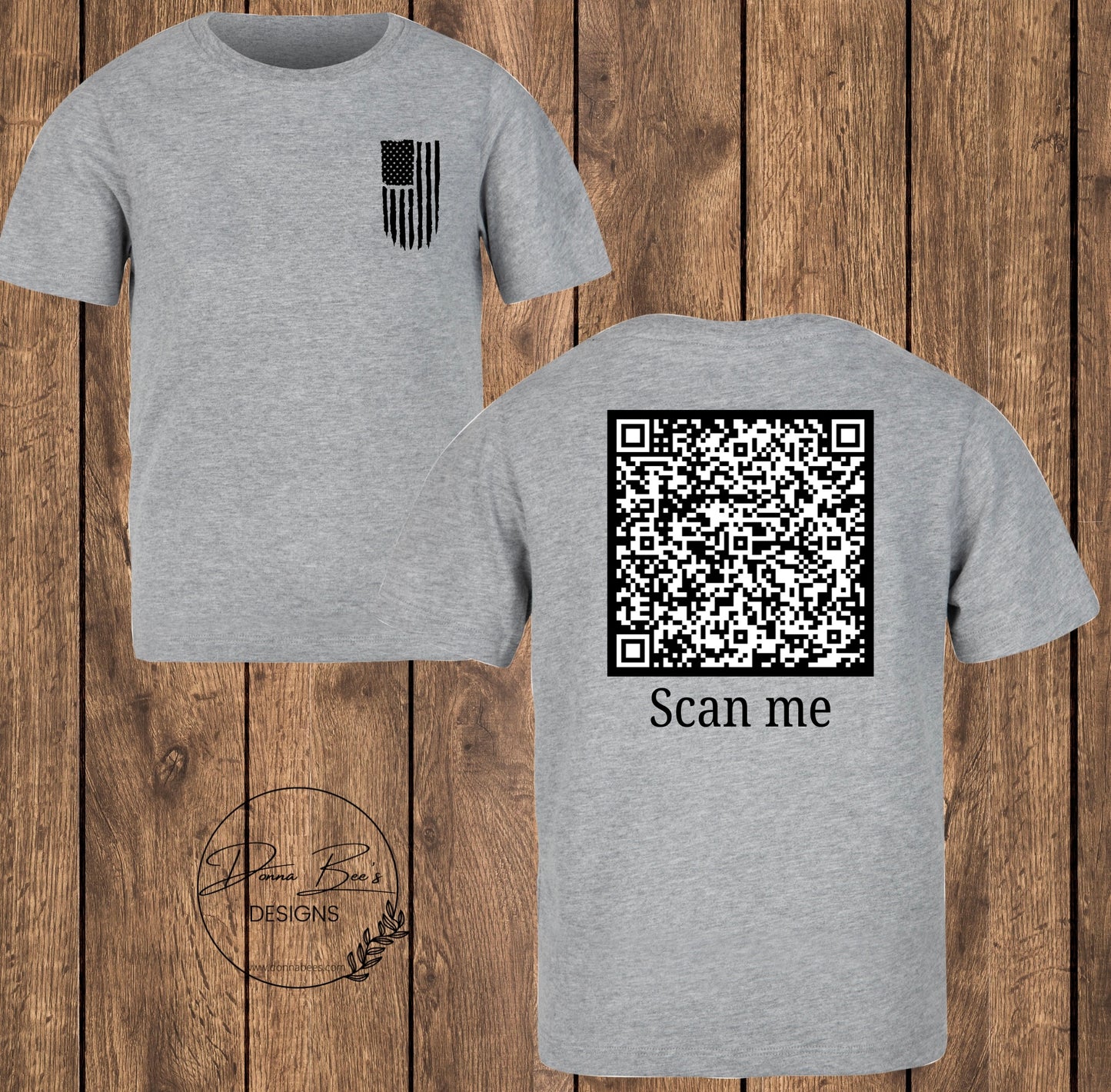 QR Code Dancing Trump | Funny Graphic Tee