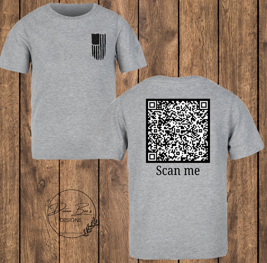 QR Code Dancing Trump | Funny Graphic Tee