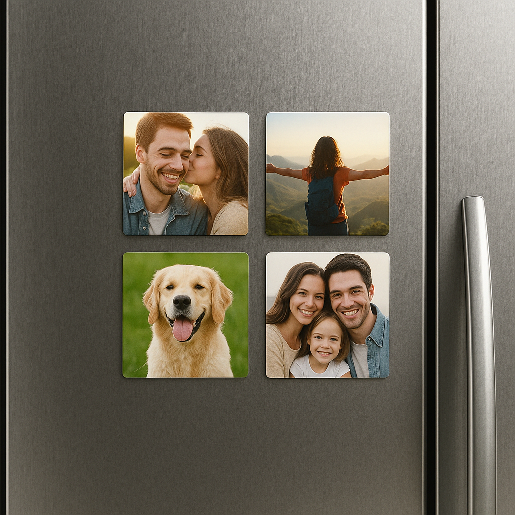 Custom photo magnets