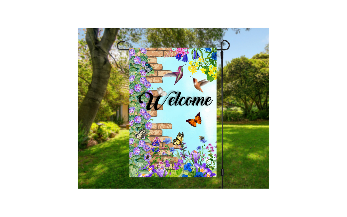 garden flag stand|donnabees.com/