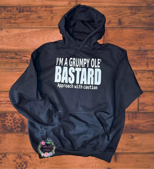 Embrace the Grumpy Vibes: The Grumpy Ole' Bastard Hoodie