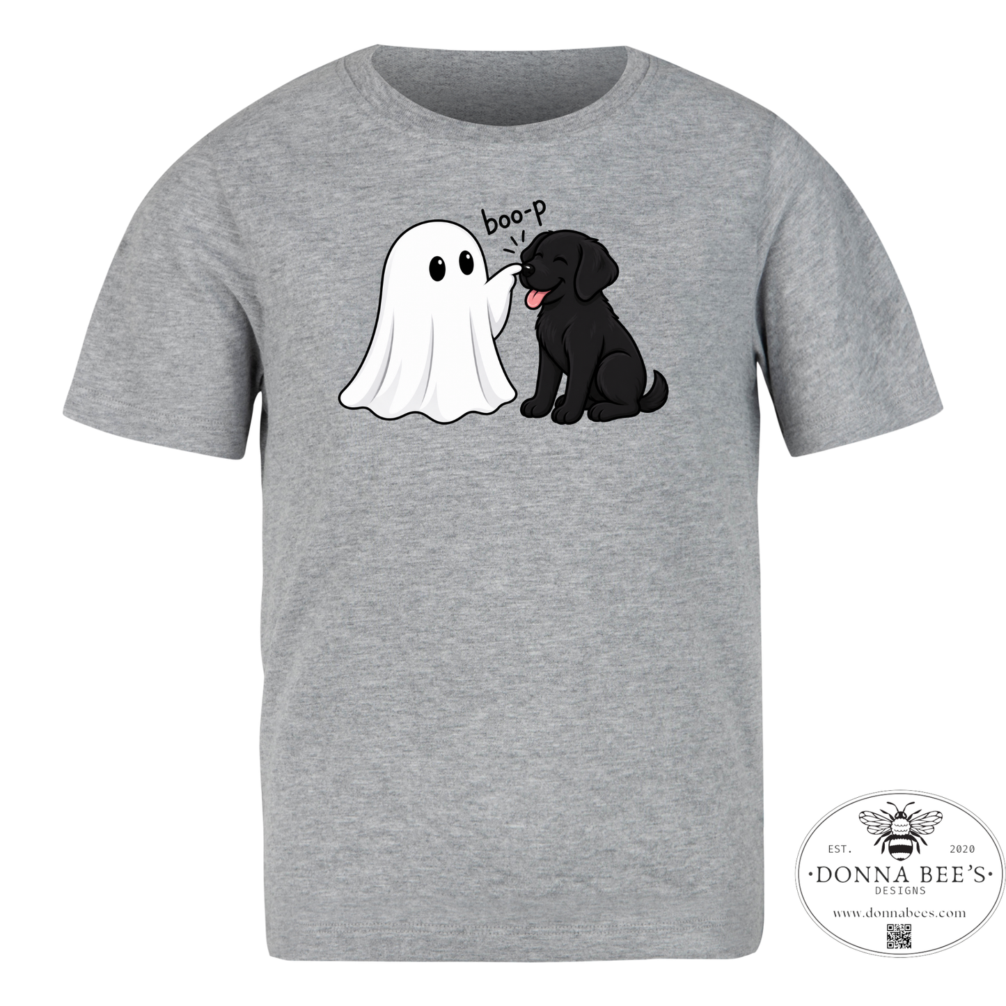 Dog “Boop” Graphic Tee | Halloween ghost and dog t-shirt