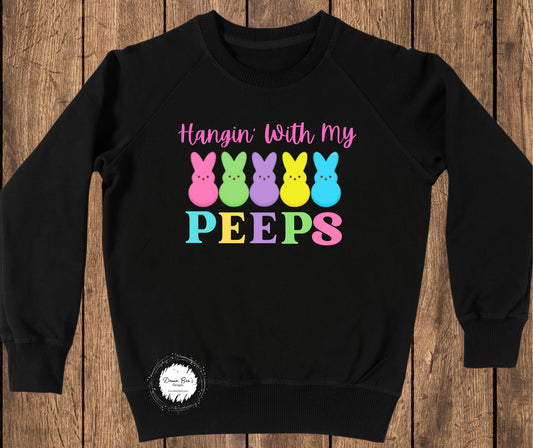 Hangin with my peeps | Funny Tees | Easter Tee