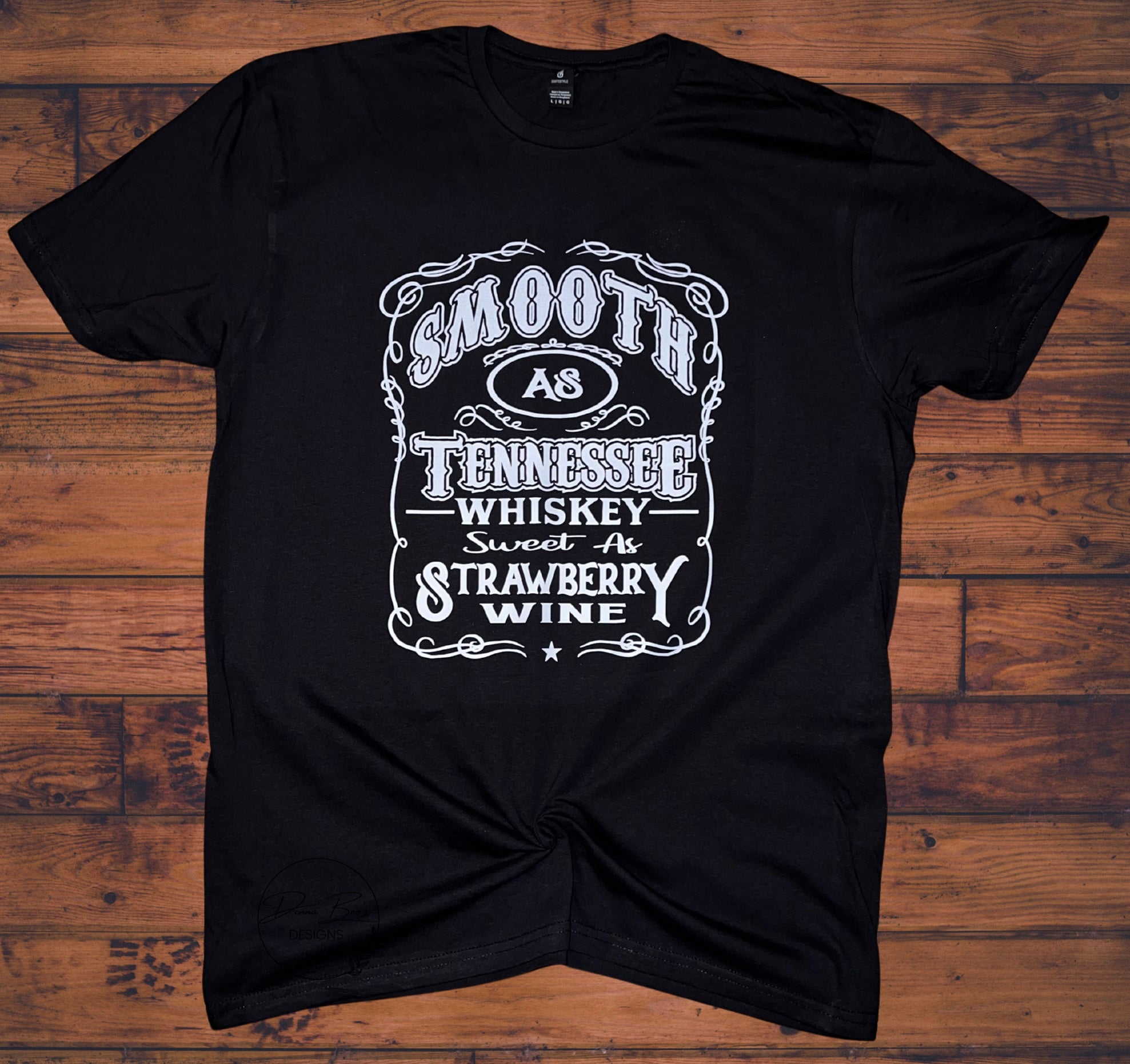 Smooth as Tennessee Whiskey | Sweet as Strawberry Wine T-Shirt