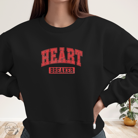 Heart breaker Crew Neck Sweatshirt