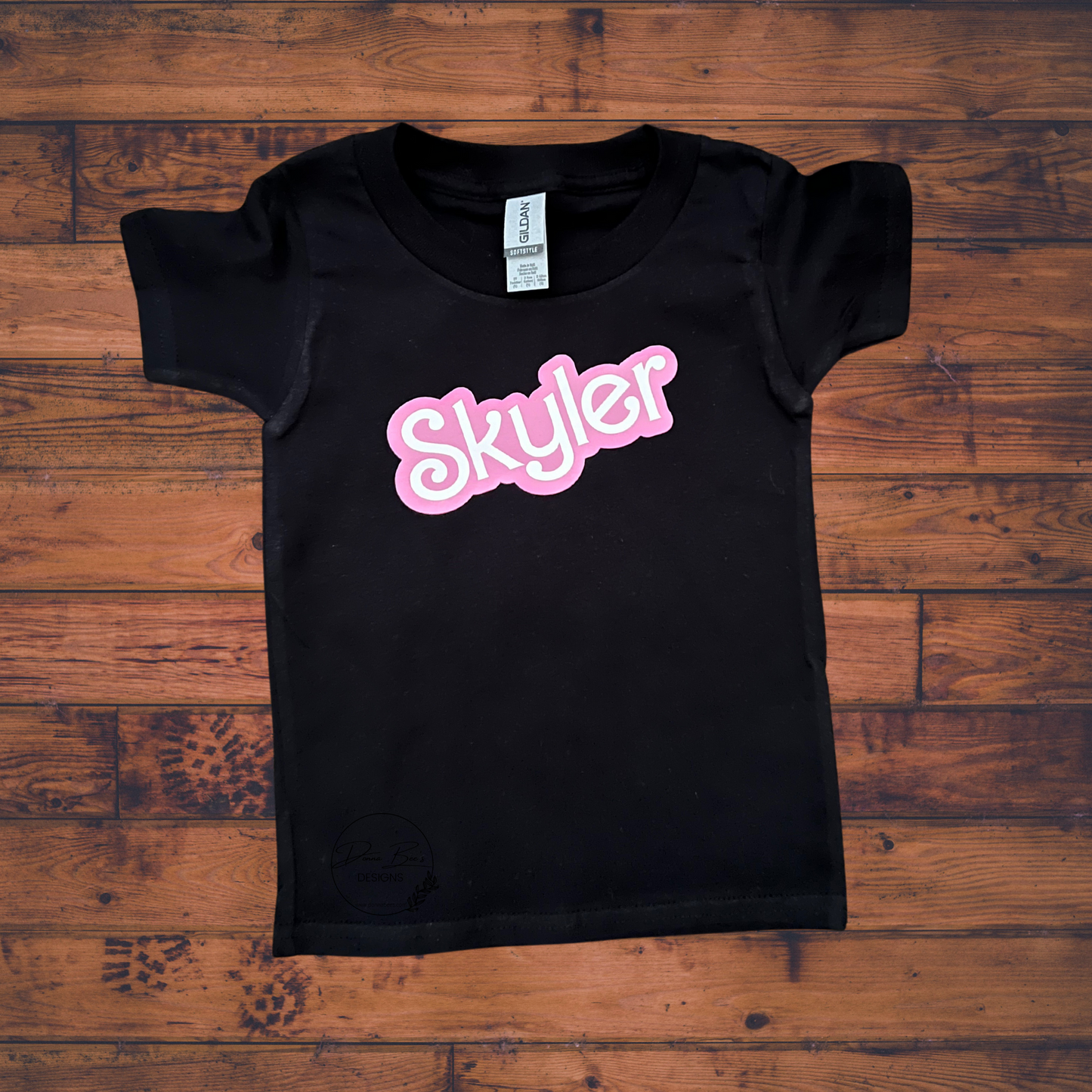 Kids/Youth Barbie Font tee