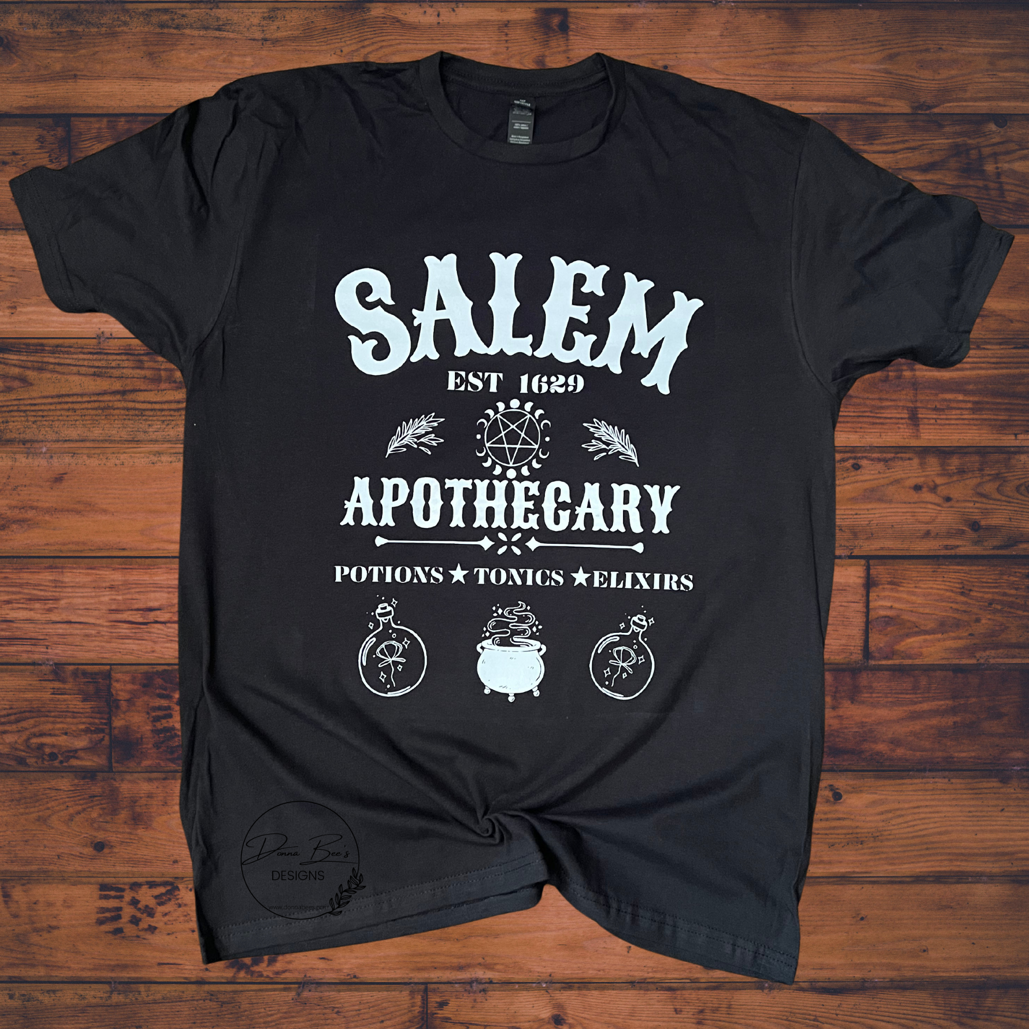 Salem Apothecary tee | Potions | Tonics | Elixirs