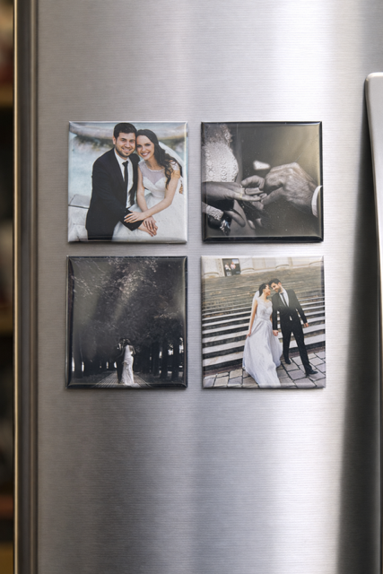 Custom photo magnets