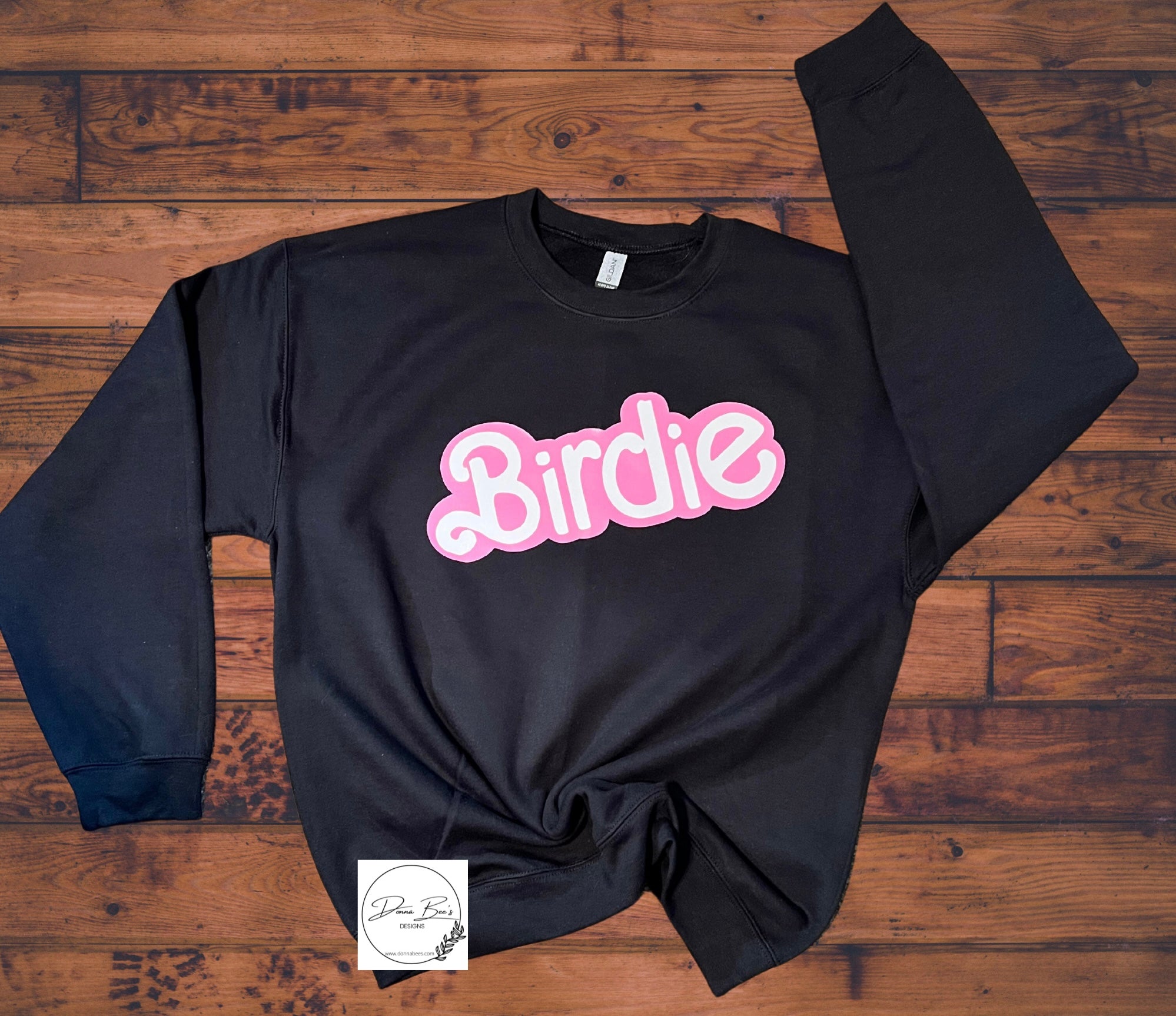 Barbie font crew neck | Personalized Sweatshirt | T-shirt