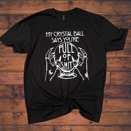 My crystal ball crew neck tee