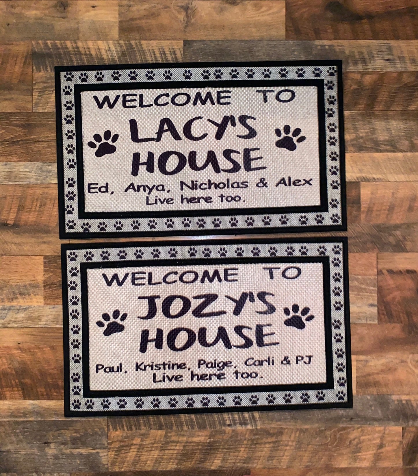 Personalized Doormat.