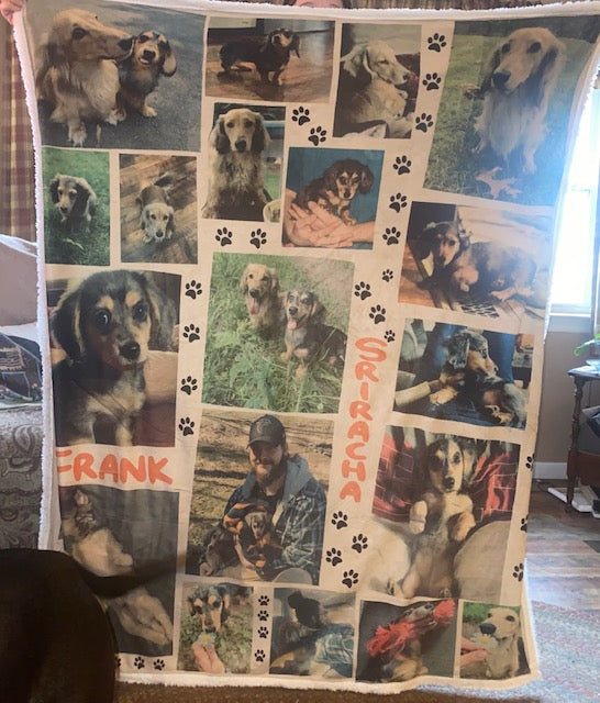 Personalized Throw Blanket.