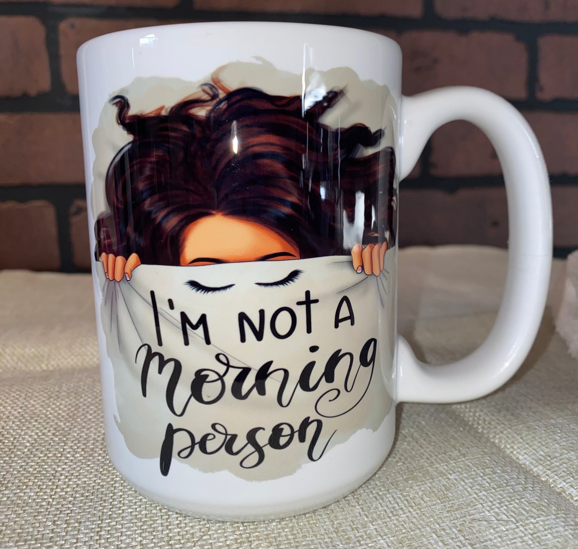 Not a morning person coffee mug..