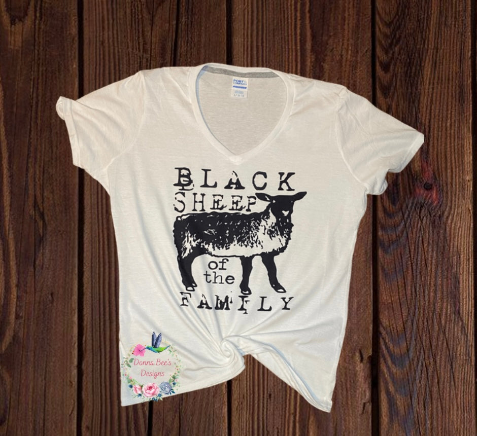 Black Sheep of the family printed tshirt.