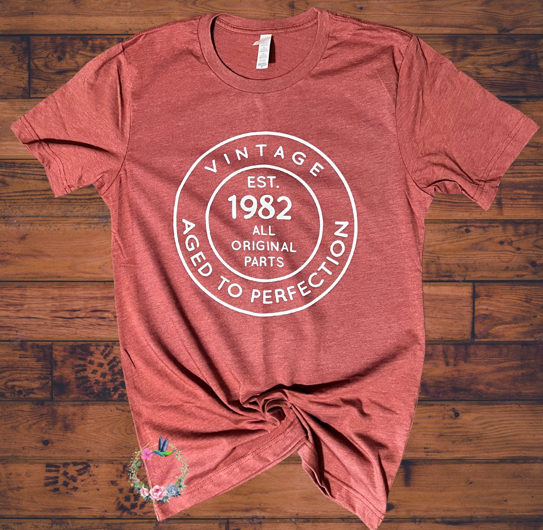 Birth year tee | Aged to perfection | Vintage T-shirt