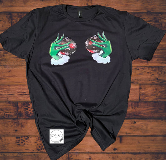 Grinch Hands | Ornaments tee |