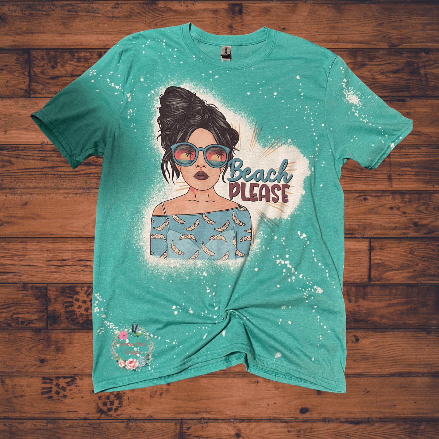 Beach Please tee | Bleached Beach T-Shirt