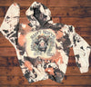 cowhide hoodie|donnabees.com/