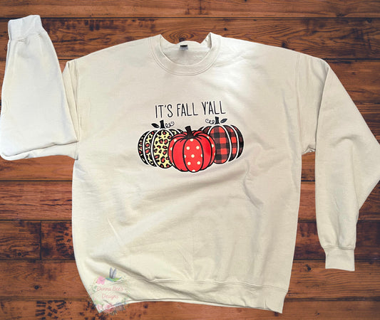 It’s fall y’all | Sweatshirt | Pumpkin Spice
